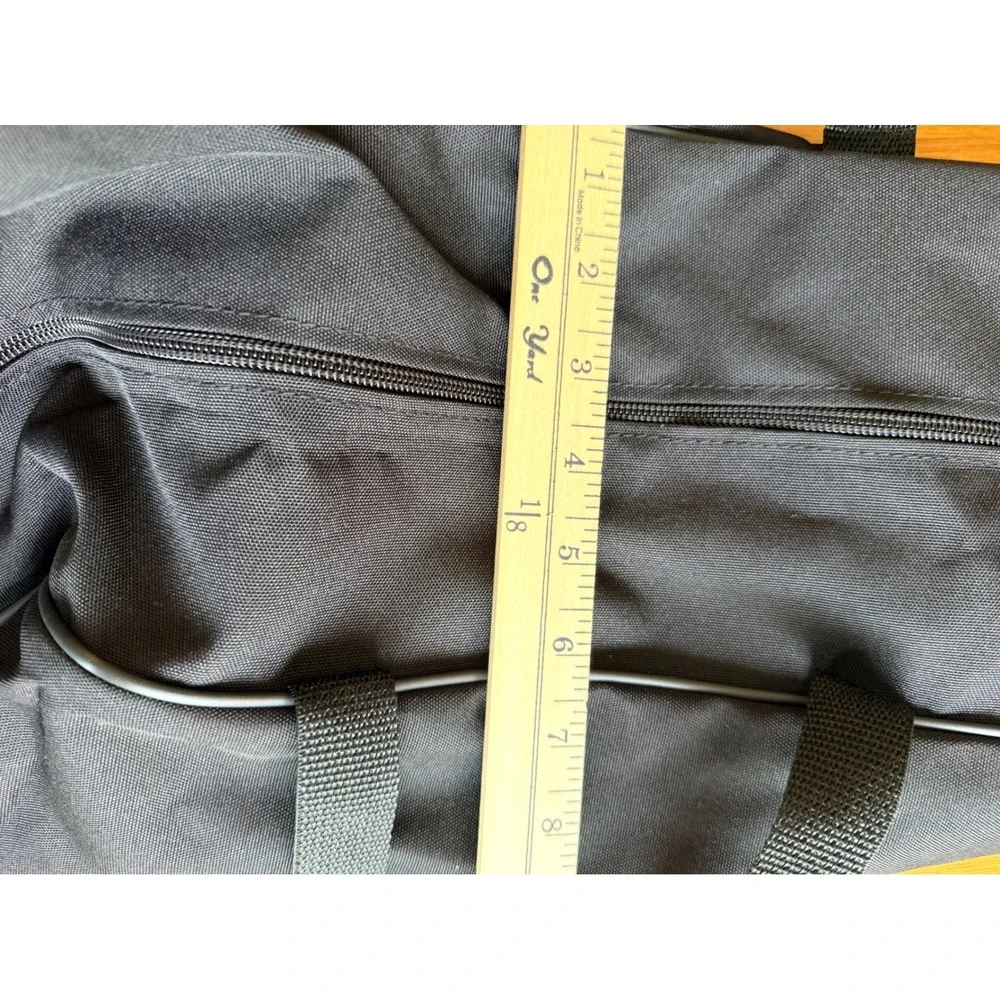 Harley-Davidson Black Canvas Duffel Bag Travel Gym Bag Bar & Shield Logo 25 Inch